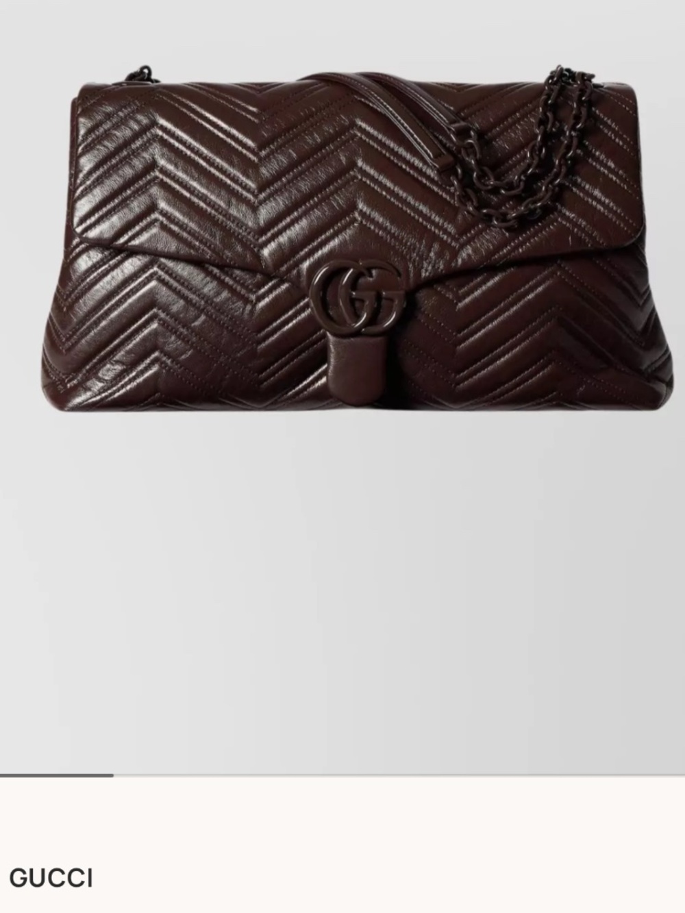 Gucci Marmont Leather Shoulder Bag